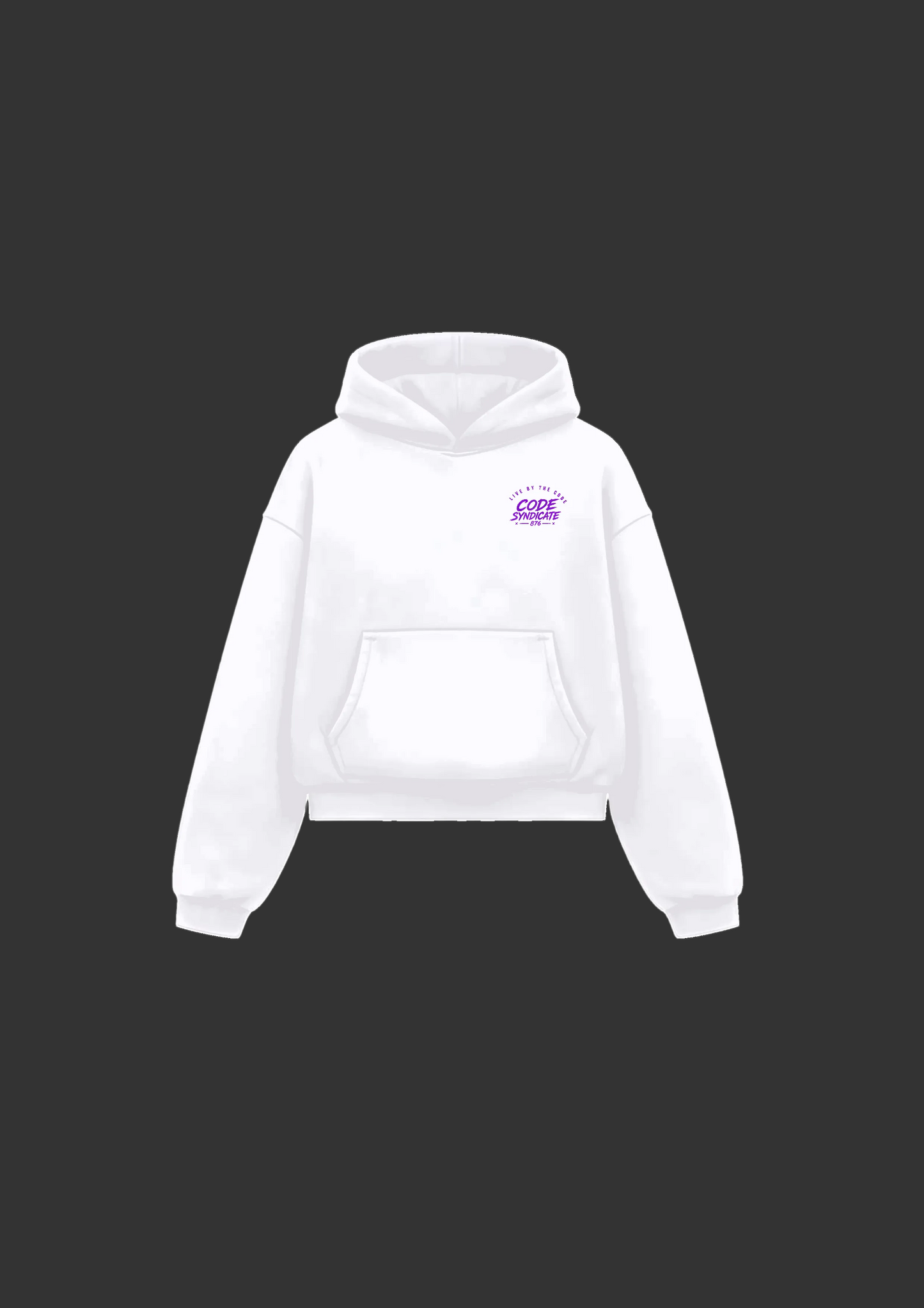 Hoodie "Hustler Grind" Code Syndicate - Negro