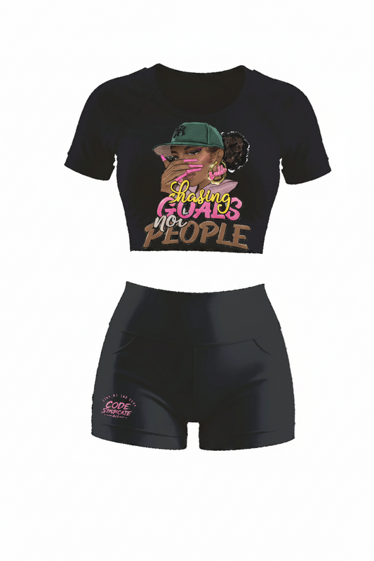 Code Syndicate "Chasing Goals Not People" 2-Piece Set - Women’s