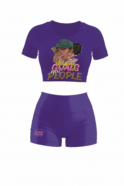 Code Syndicate "Chasing Goals Not People" 2-Piece Set - Women’s