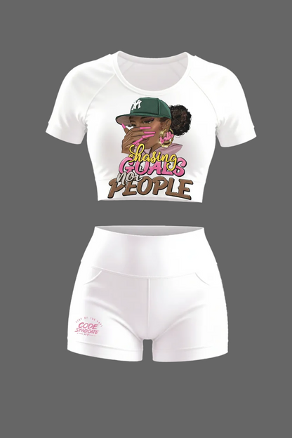 Code Syndicate "Chasing Goals Not People" 2-Piece Set - Women’s