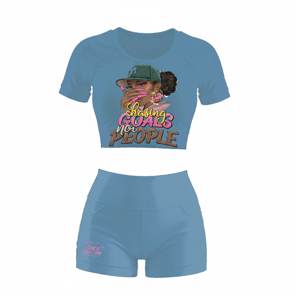 Code Syndicate "Chasing Goals Not People" 2-Piece Set - Women’s