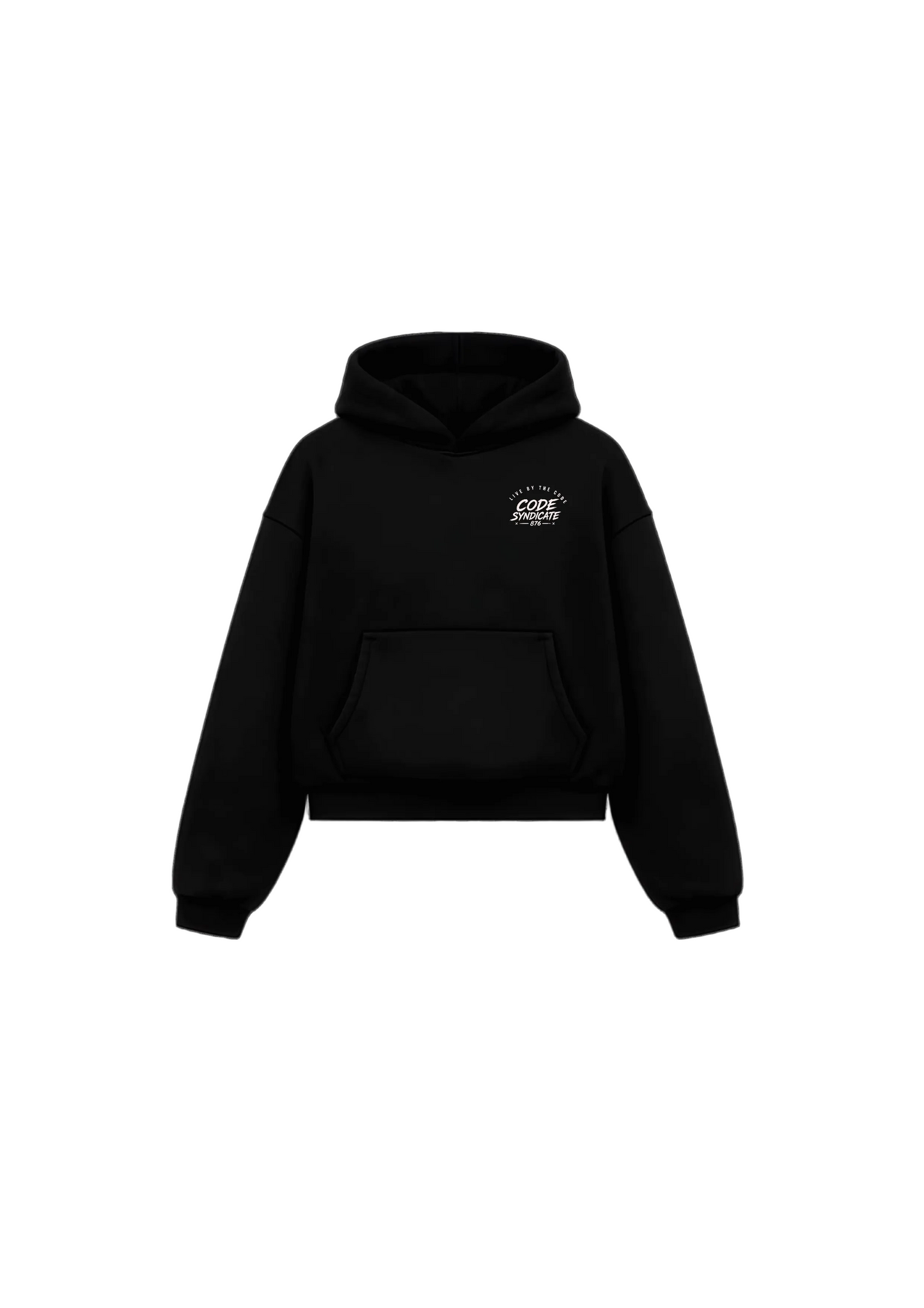 Code Syndicate "Code Red" Ski Mask Hoodie - Black