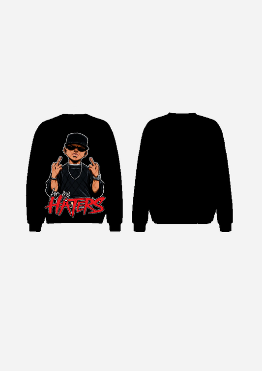 Code Syndicate "For My Haters" Crewneck -  men Black