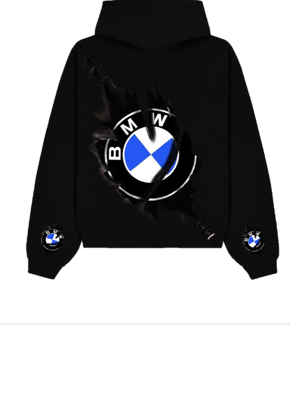 Code Syndicate "Ripped BMW" Hoodie - Unisex